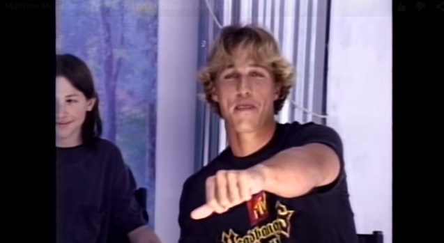 Matthew Mcconaugheys Dazed And Confused Audition Tape Is Alright Alright Alright Video 
