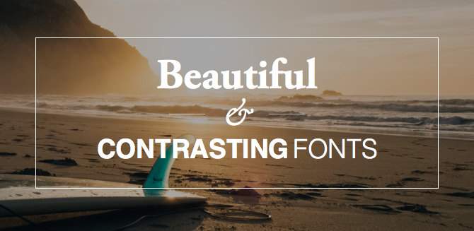 Beautiful lettering example from Canva