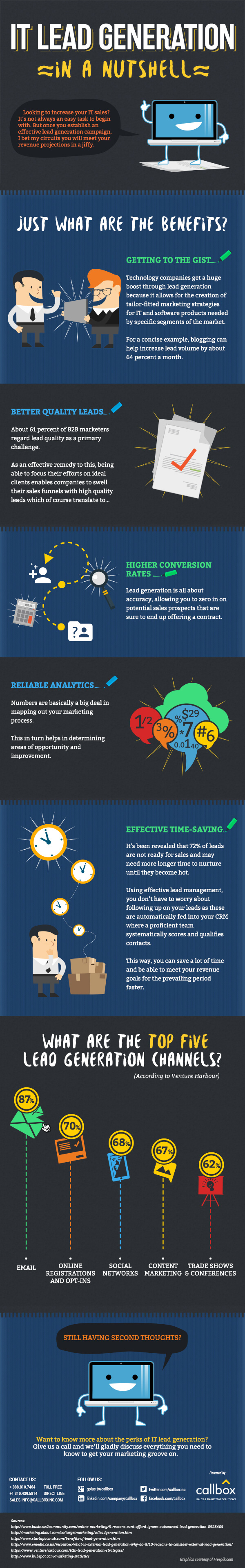 The Pros And Cons Of Outsourcing IT Lead Generation [Infographic ...