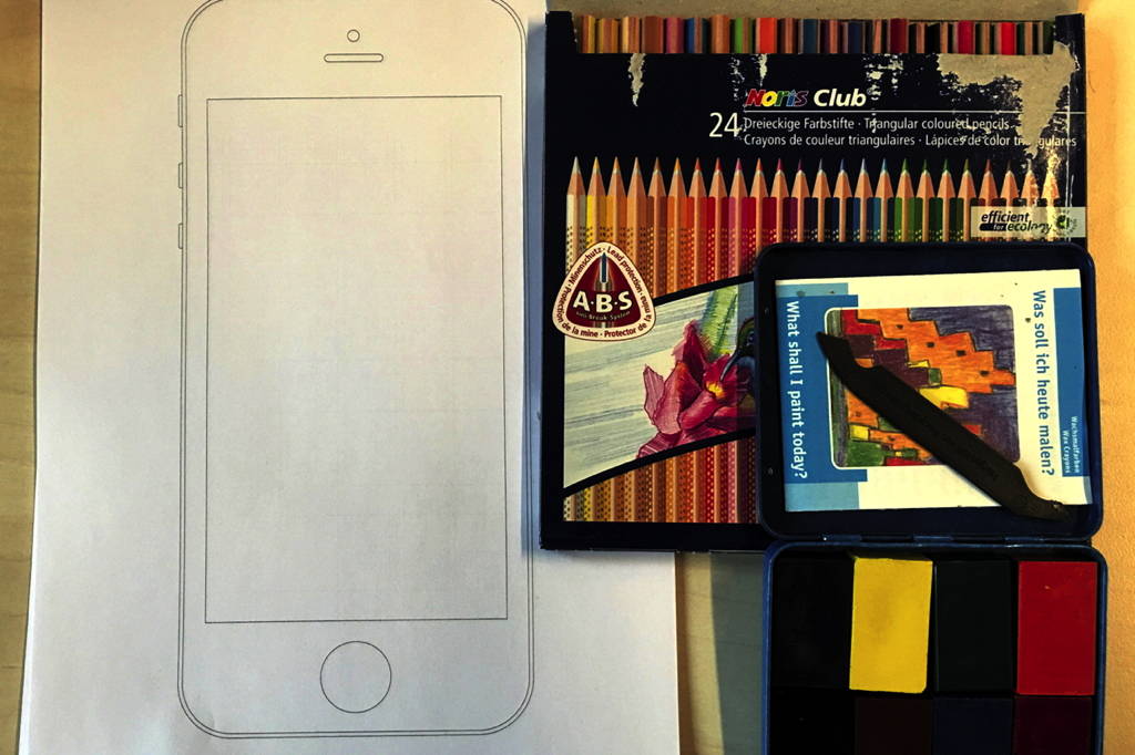 Age of Product App-prototyping with beginners pencils stencils tools