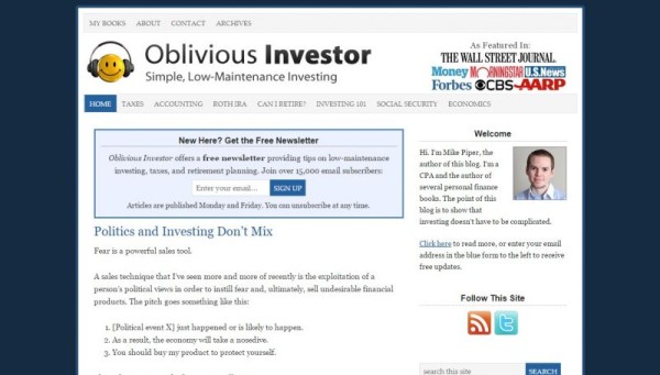 Oblivious Investor