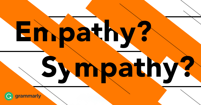 Empathy? Sympathy?