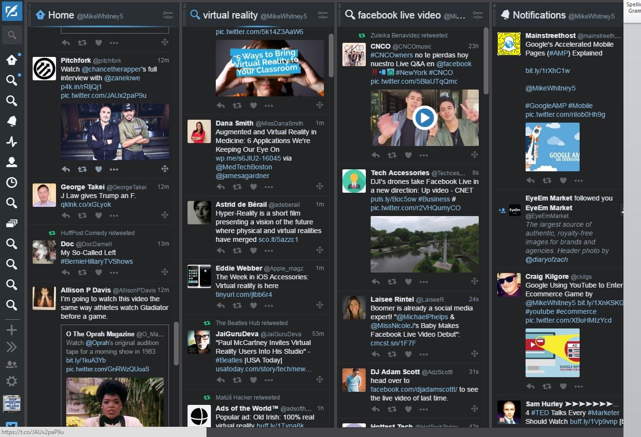 TweetDeck columns