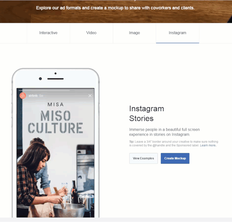 instagram ads in facebook creative hub