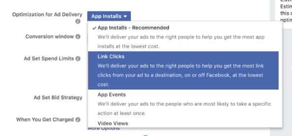 facebook app installs ad