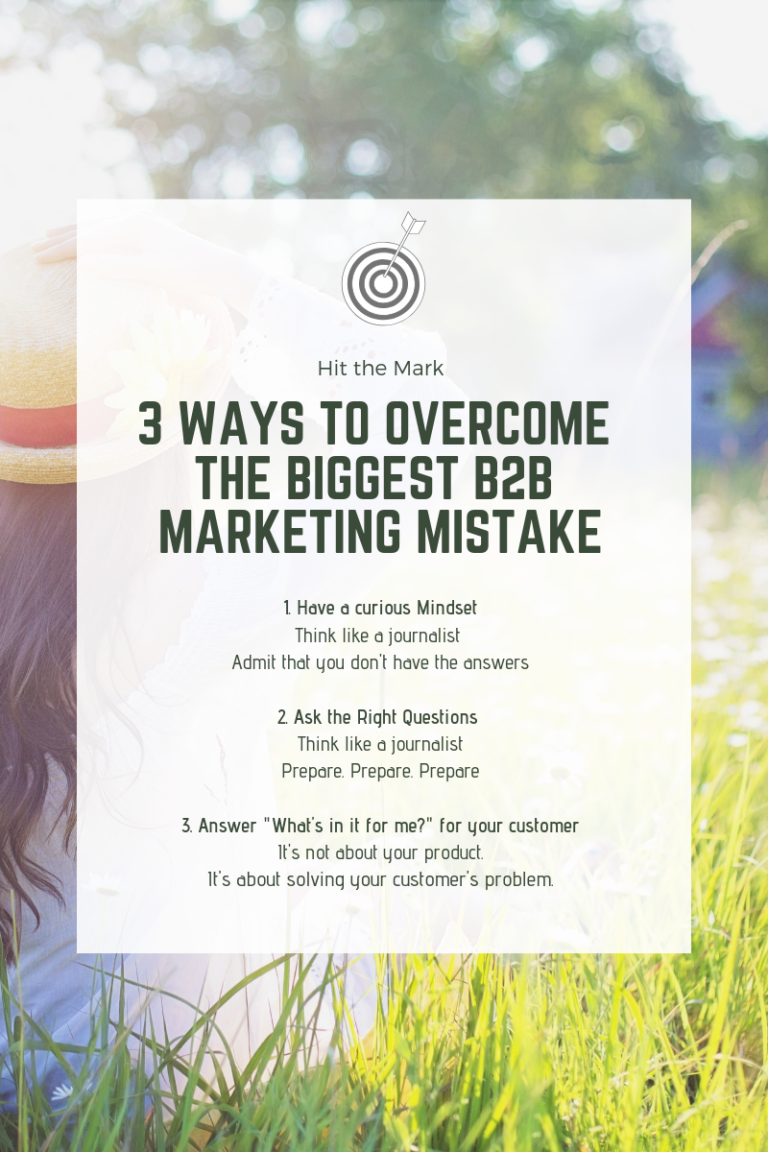 How To Avoid The Most Common B2B Marketing Mistake - Business2Community