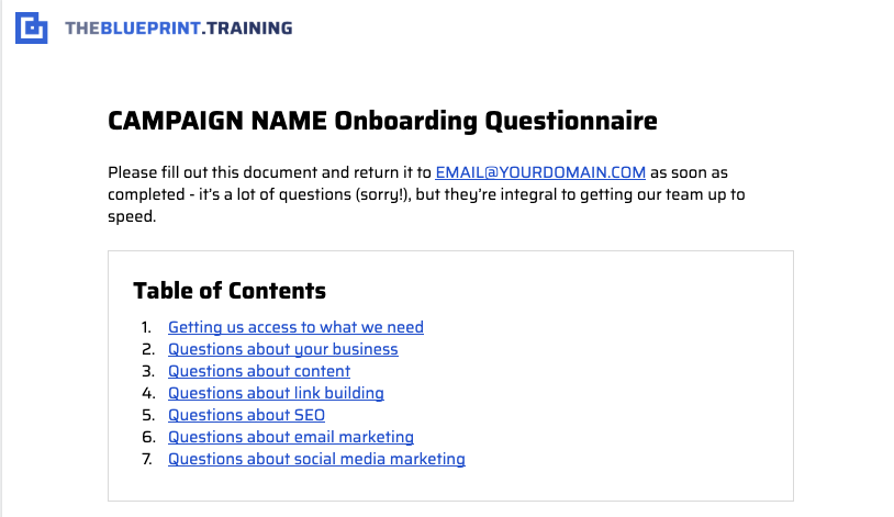 customer onboarding