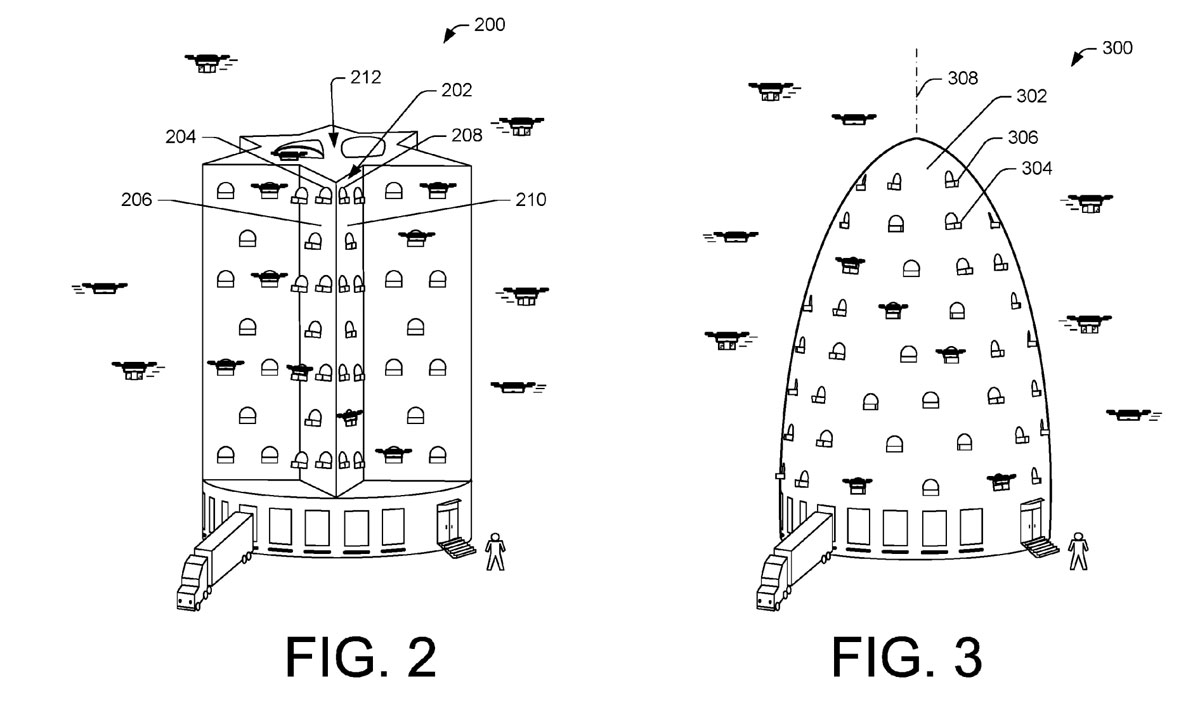 amazon beehive warehouse patent