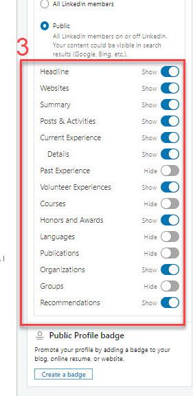 LInkedIn Most Important Settings