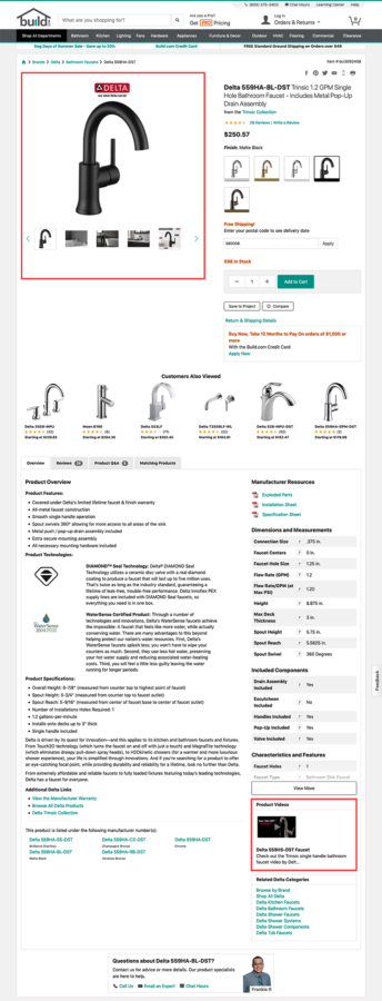 Build.com-Product Page Video Mistakes