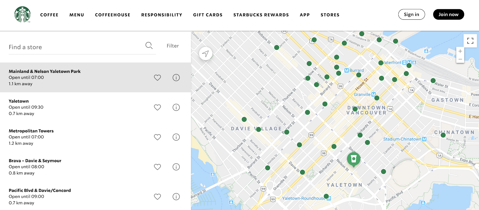 demographic segmentation example based on location.