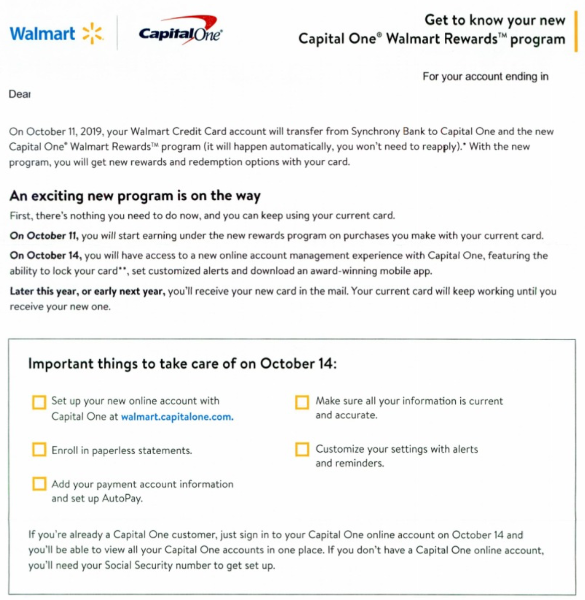 How Capital One and Walmart Encourage New Card Migration and Usage