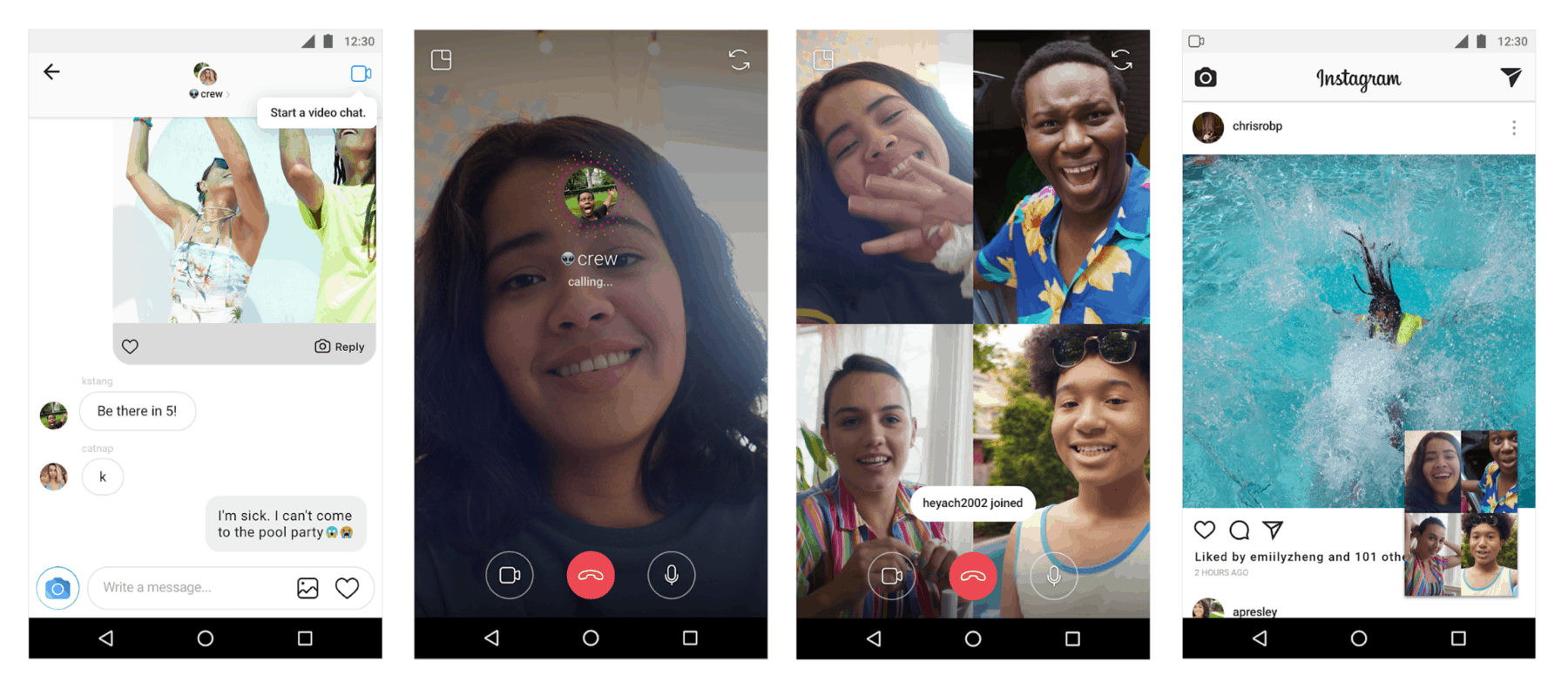 Instagram Video Call How To Video Call On Instagram B2C