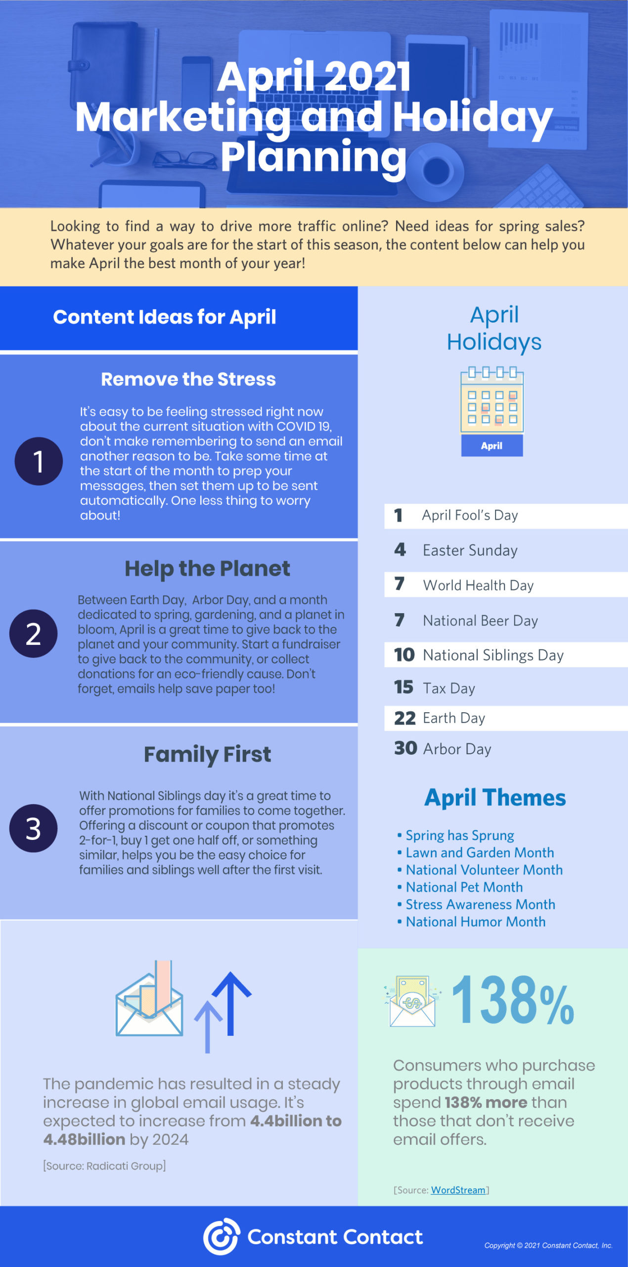 April Holidays for Marketing Planning — 2021 Business 2 Community