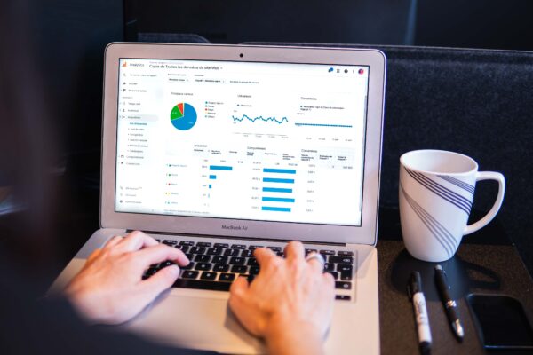 User browses Google Analytics Dashboard