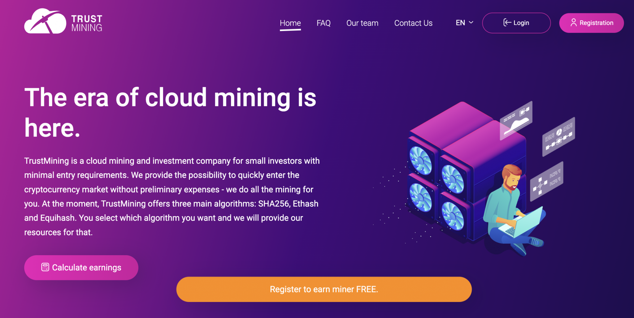 Online Crypto Mining Sites