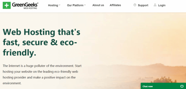 GreenGeeks cheap eco web hosting