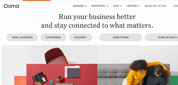 Ooma is great for small businesses