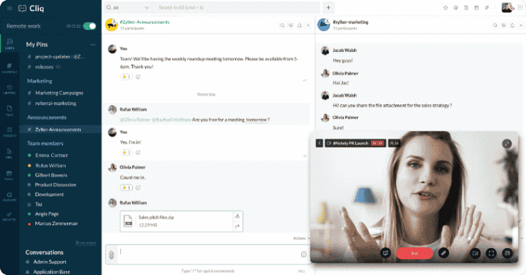 Zoho is kitted for collaboration, project management, and so much more