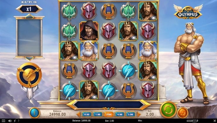 Rise of Olympus providing its Ancient Greece theme