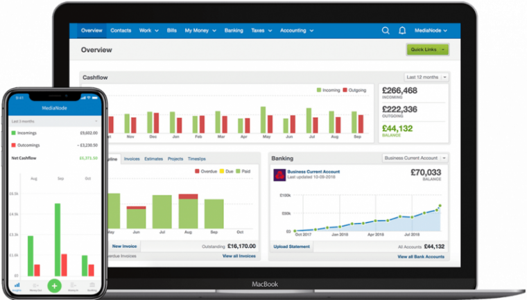 FreeAgent is simple and offers small businesses loads of valuable accounting tools