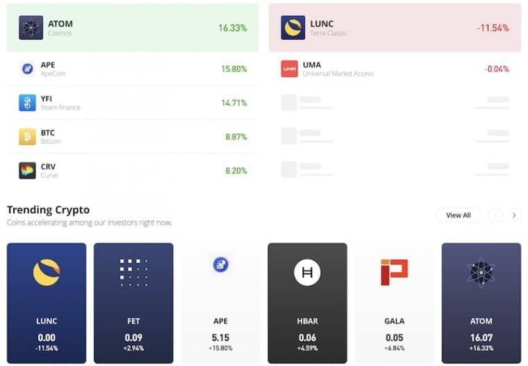 The Best Crypto Portfolio Allocation - eToro