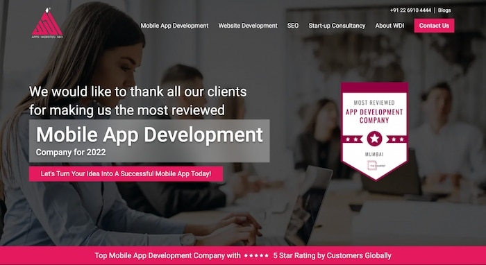 WDI is the best mobile app development company in Mumbai