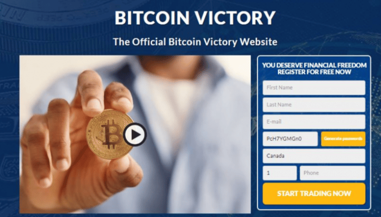 Bitcoin Victory Registration