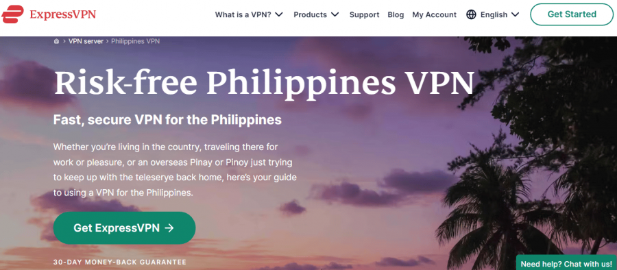 ExpressVPN the best Philippines VPN