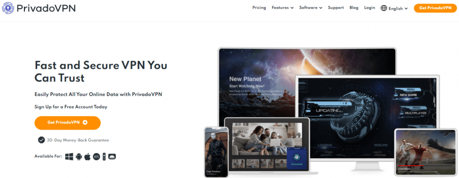 PrivadoVPN, the best free Indonesia VPN