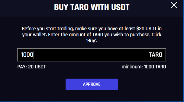 buy taro crypto