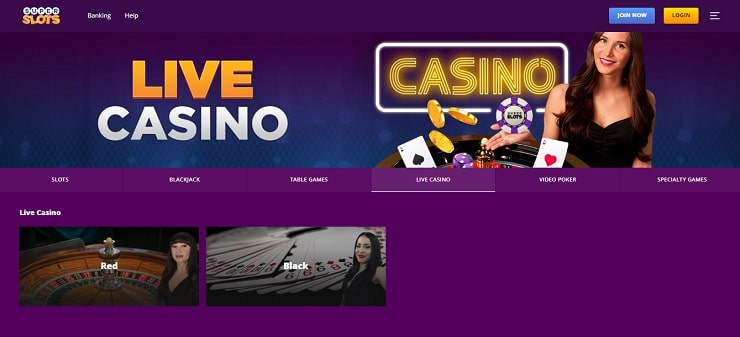 Super Slots Live Casino