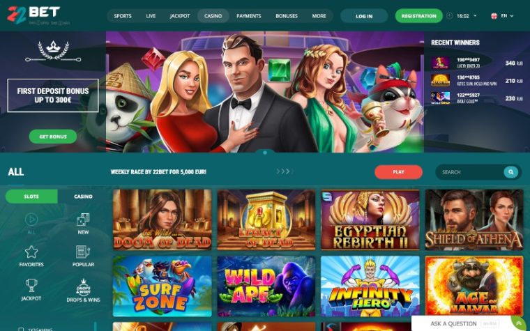 22bet - Hong Kong Online Casino