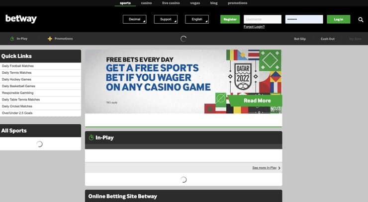 Betway Sportsbook. Lebanon