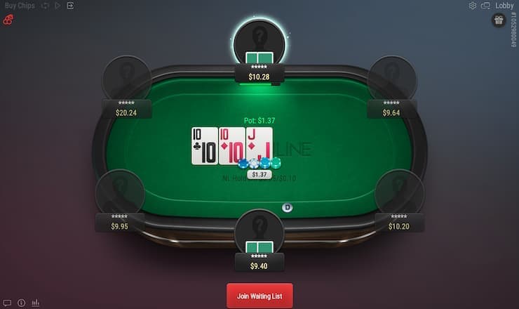 Bovada Poker Table