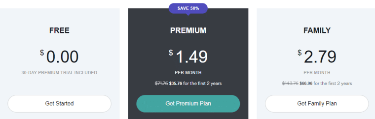 NordPass Pricing