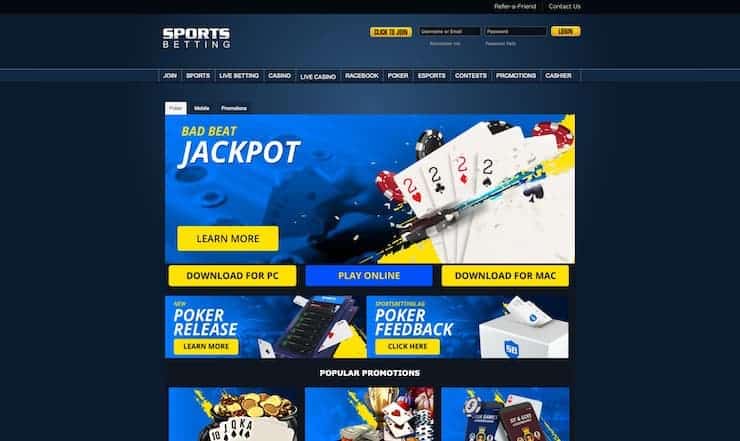 SportsBetting.ag Ohio Online Poker Site