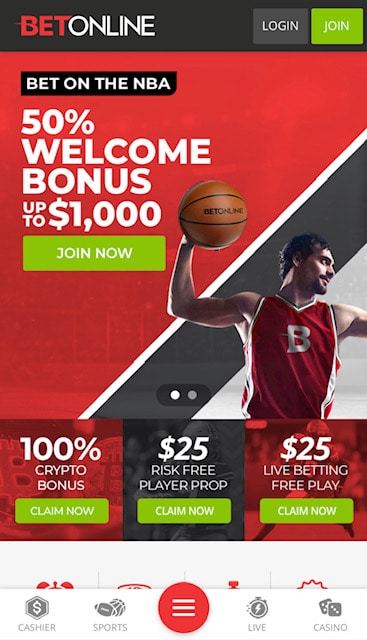 BetOnline $1000 Super Bowl Free Bets and Betting Offers