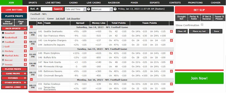 Place your Super Bowl Wagers