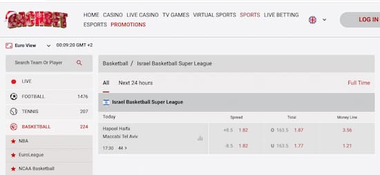 Dachbet Israel online betting