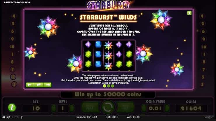 Starburst Slot Explained