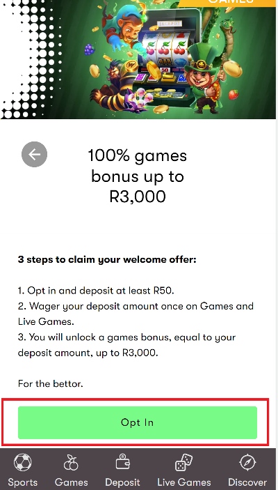 South Africa Casinos - claim bonus