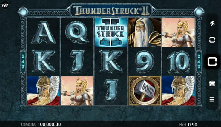 Thunderstruck slot online