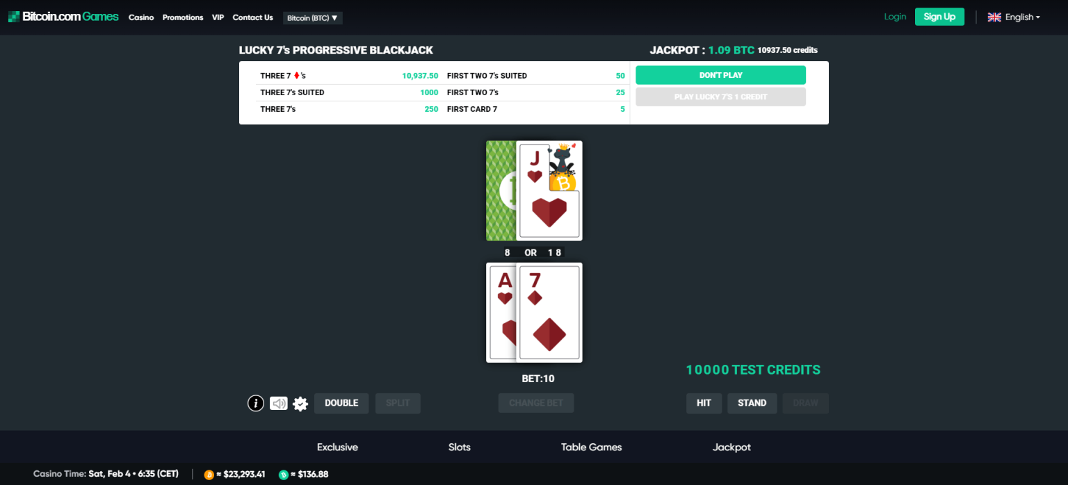 best bitcoin blackjack