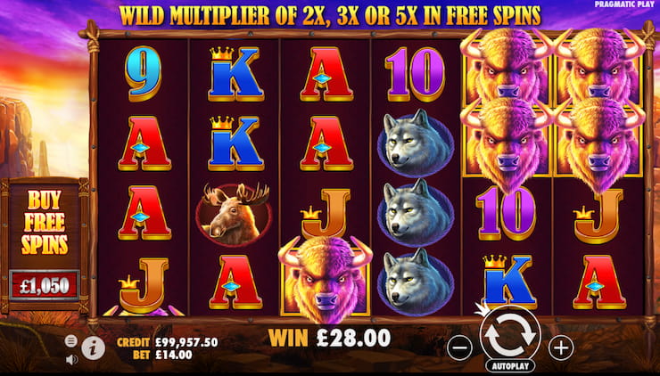 Best Online Slots UK Buffalo King