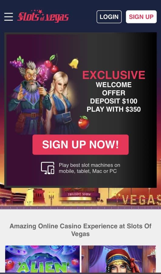 Latest Slots of Vegas No Deposit Bonus Codes April 2024