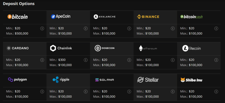 Wild Casino Deposit Options