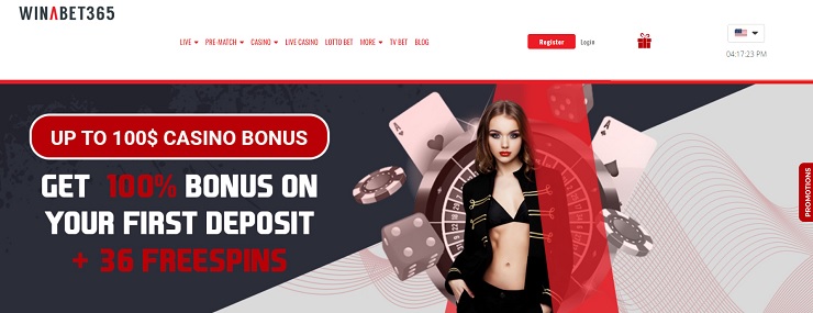 Winabet365 Casino Bonus ZA