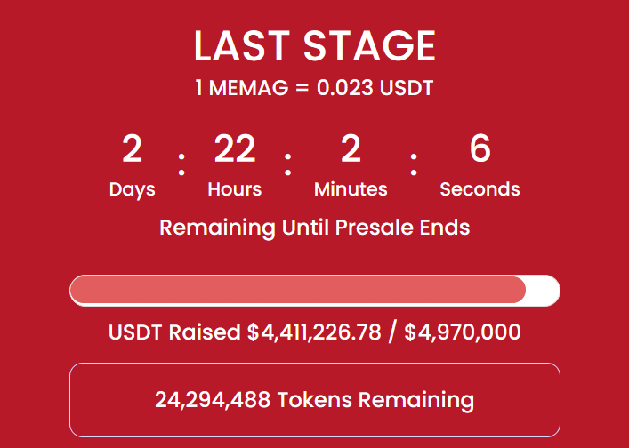 memag 3 days left