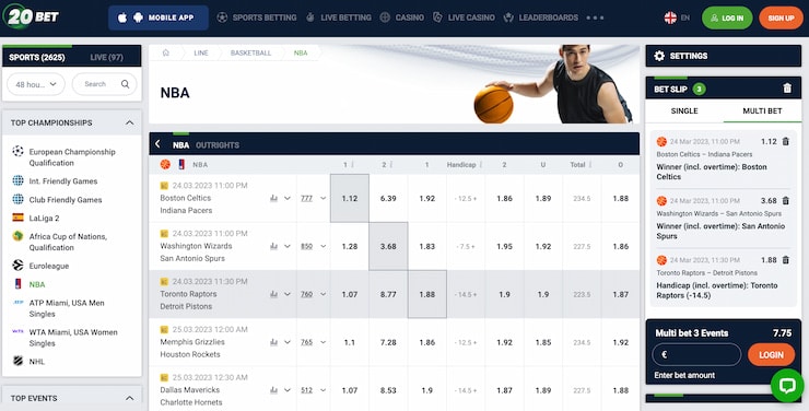 20Bet NBA Betting